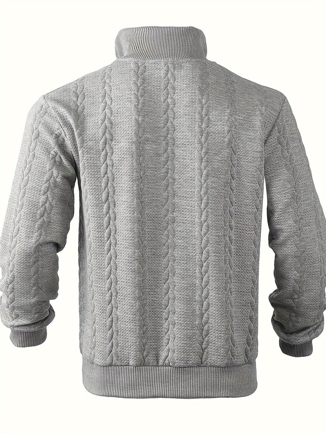 Leo - Uomo Vintage Maglione in Cashmere con Zip