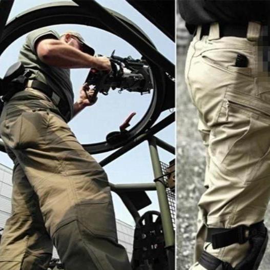 Sergio - Pantaloni Utility in Nylon per Tutte le Stagioni