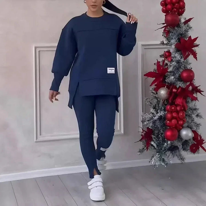 Completo da donna in felpa di cotone