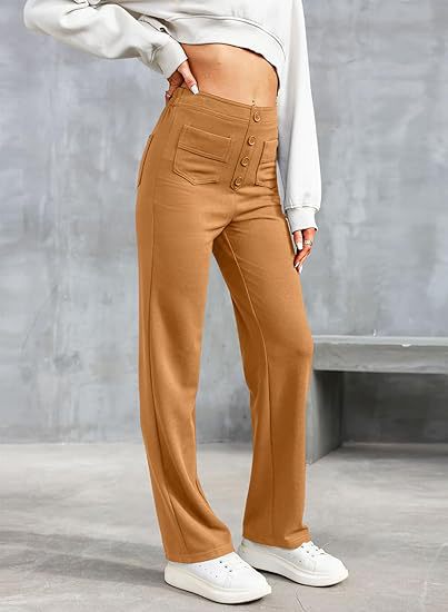 Sara - Pantaloni Chic in Cotone a Vita Alta