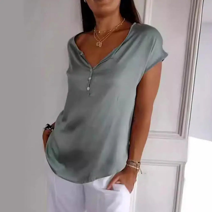 Anna - Elegante Top a V Profonda