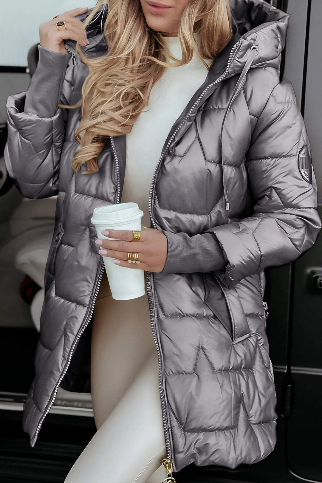 Alice - Giacca in lana da donna con cappuccio