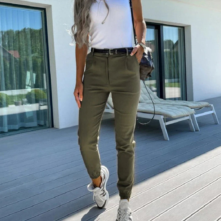 Elisa - Chinos Eleganti in Cotone