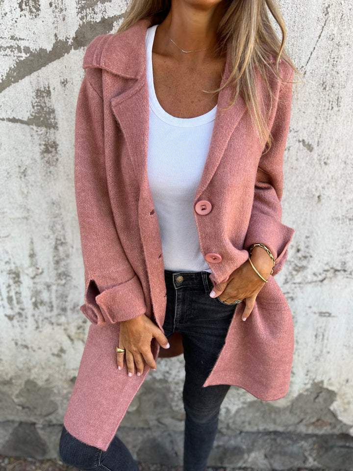 Lara - Cappotto lungo in cotone per l'autunno