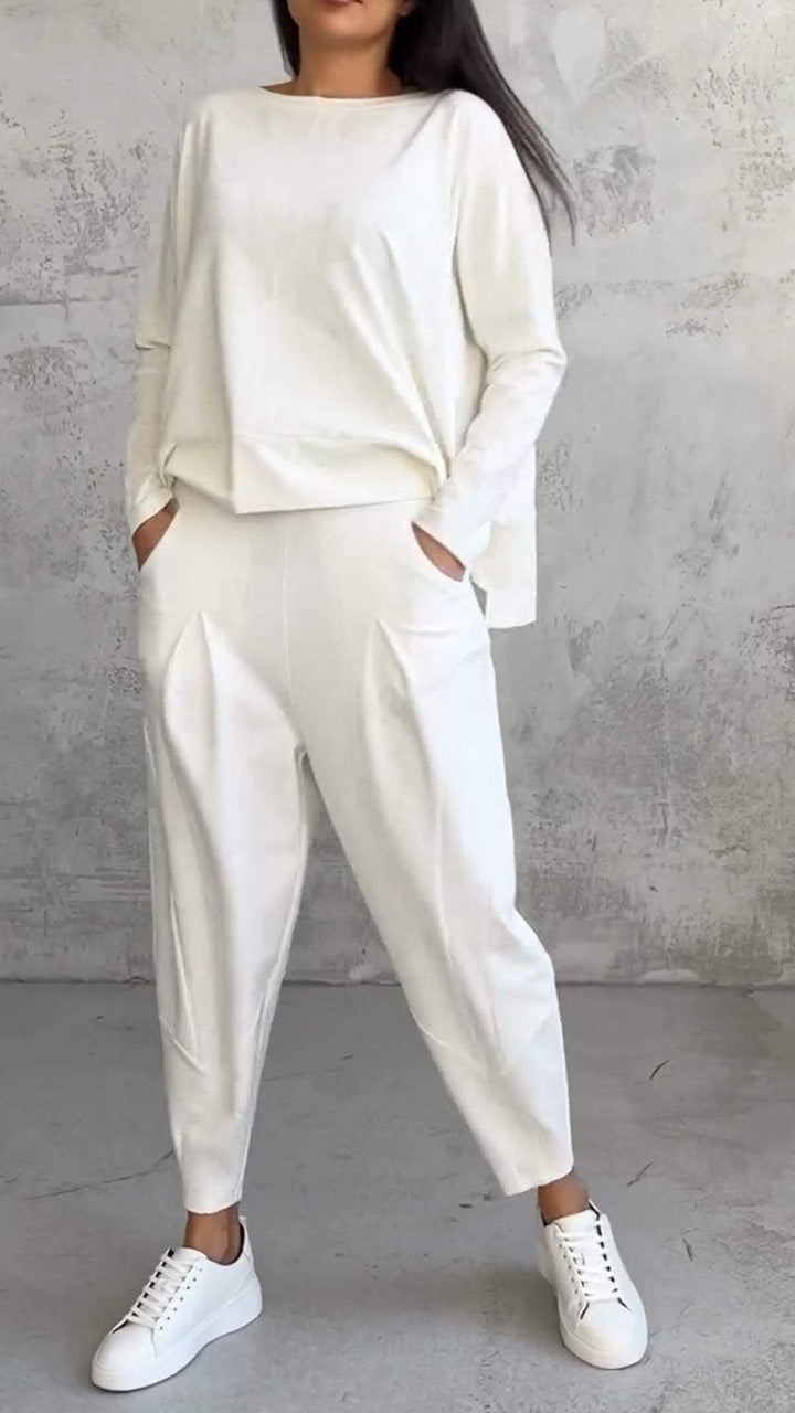 Daria - Combinazione Confortevole con Collo a Giro