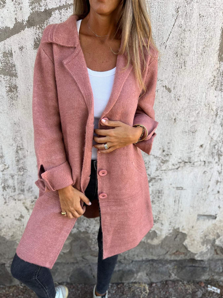 Lara - Cappotto lungo in cotone per l'autunno