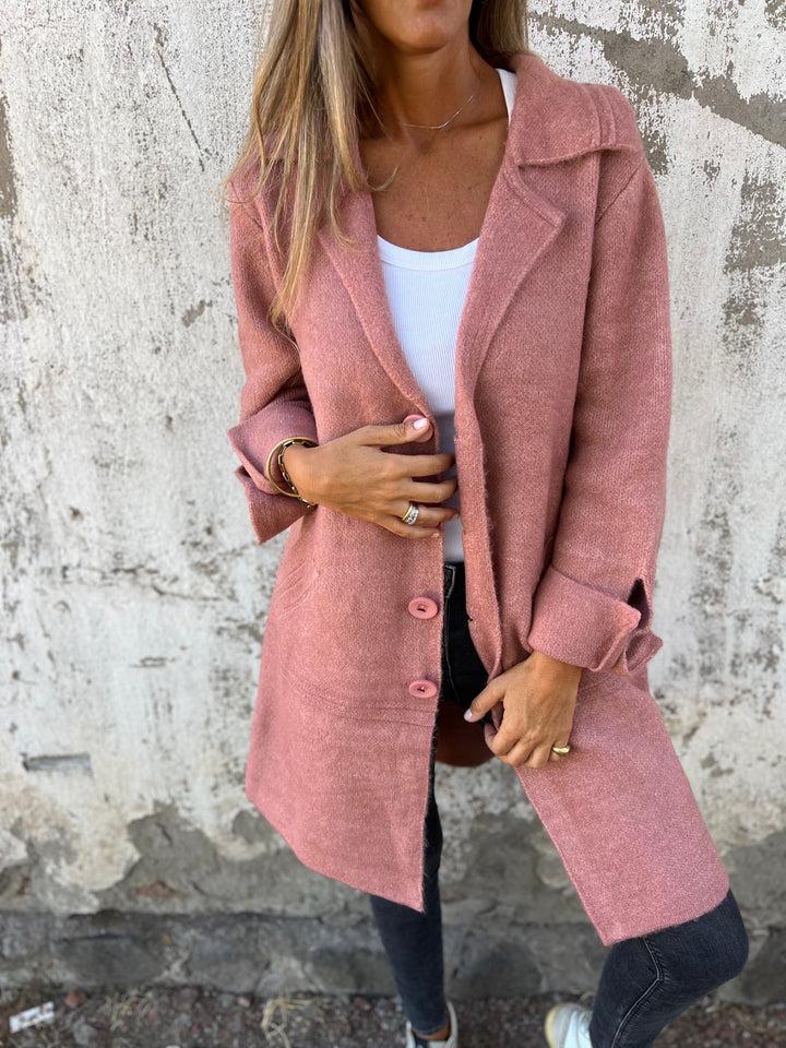 Lara - Cappotto lungo in cotone per l'autunno