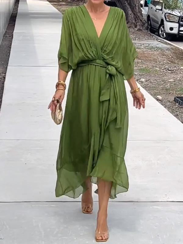 Carla - Abito Elegante con Scollatura a V