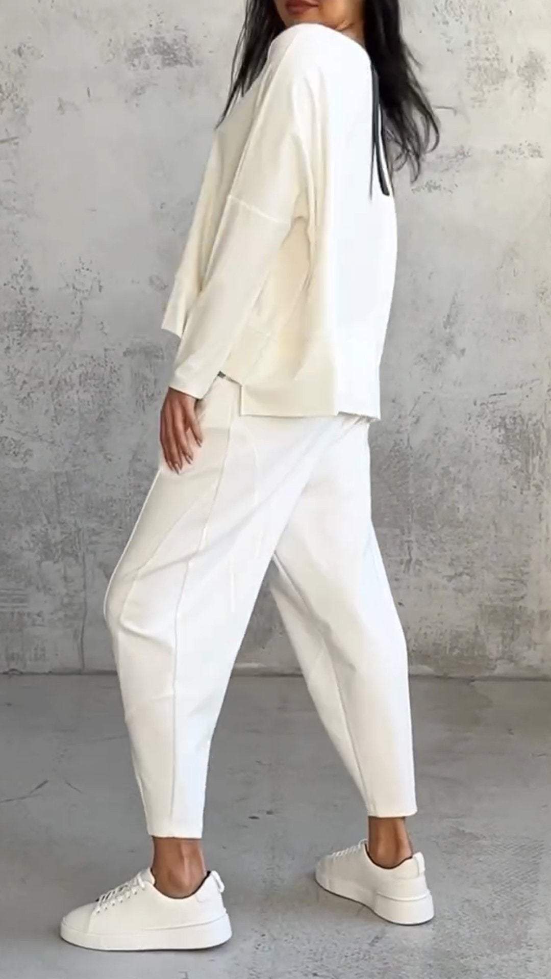 Daria - Combinazione Confortevole con Collo a Giro