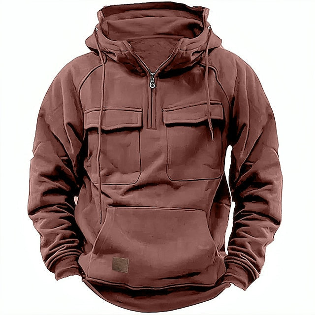 Marco - Maglione in Morbida Lana per Inverno con Zip