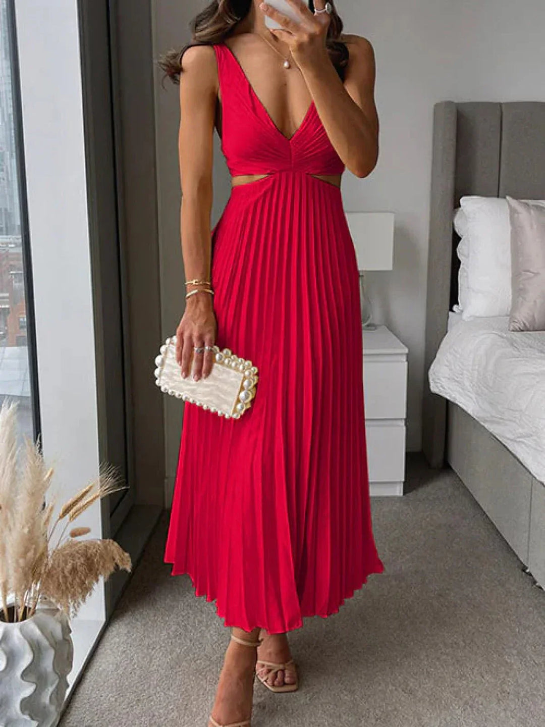 Rita - Abito Elegante in Raso Premium