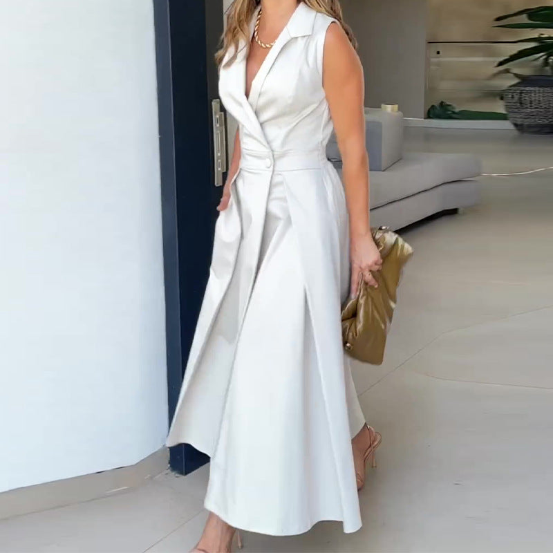 Viola - Vestito Midi con Scollo a V