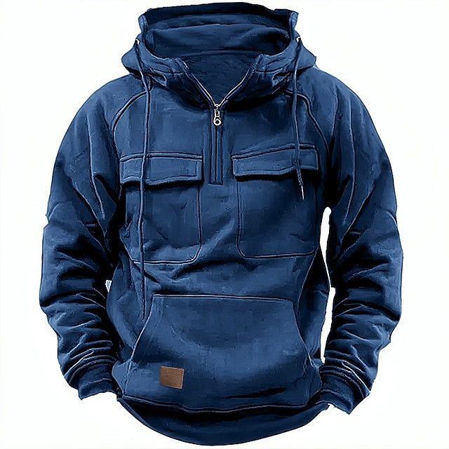 Marco - Maglione in Morbida Lana per Inverno con Zip