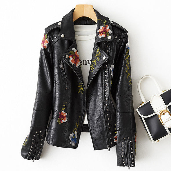 Emma - Giacca in pelle premium