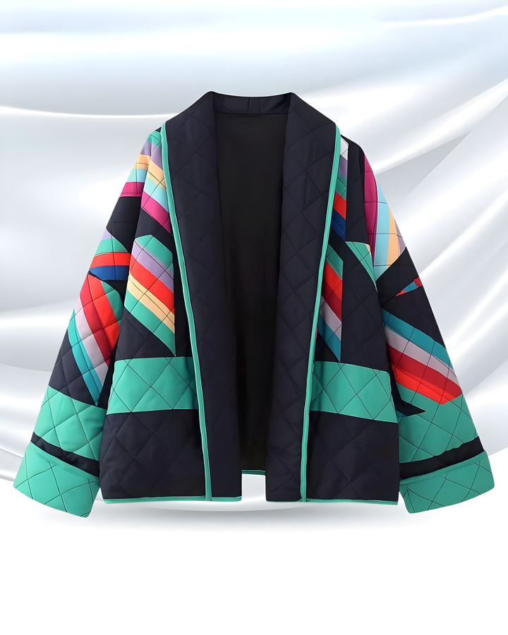 Nina - Giacca Vintage Oversize in Pelle Scamosciata