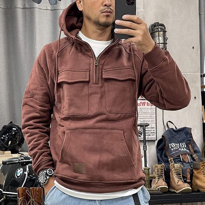 Marco - Maglione in Morbida Lana per Inverno con Zip