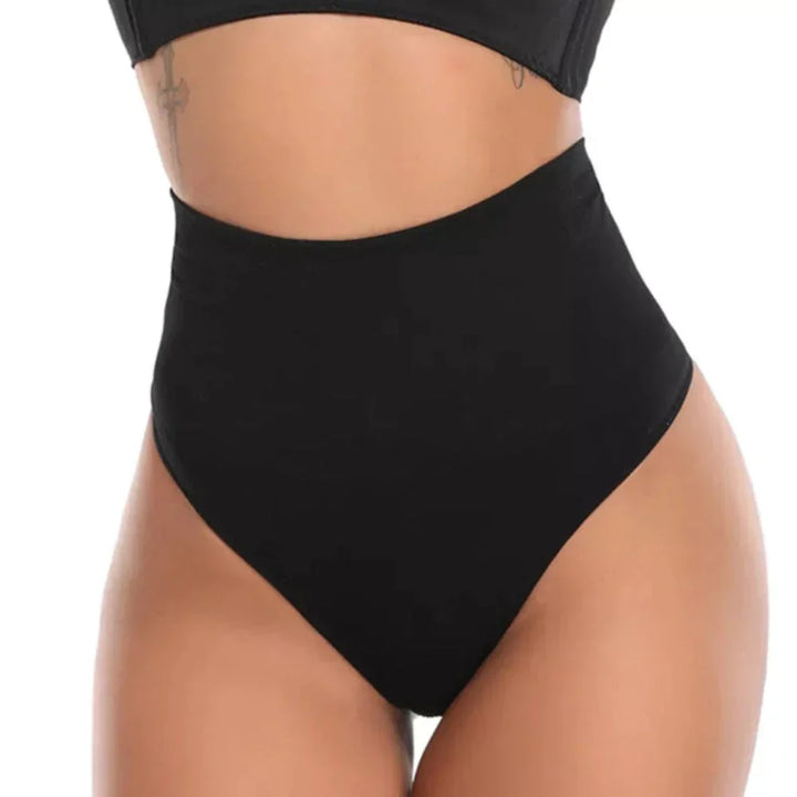 High-waisted shaping thong