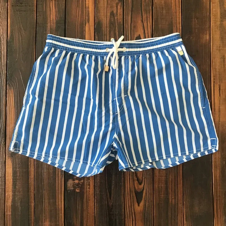 Pantaloni corti a righe marittime