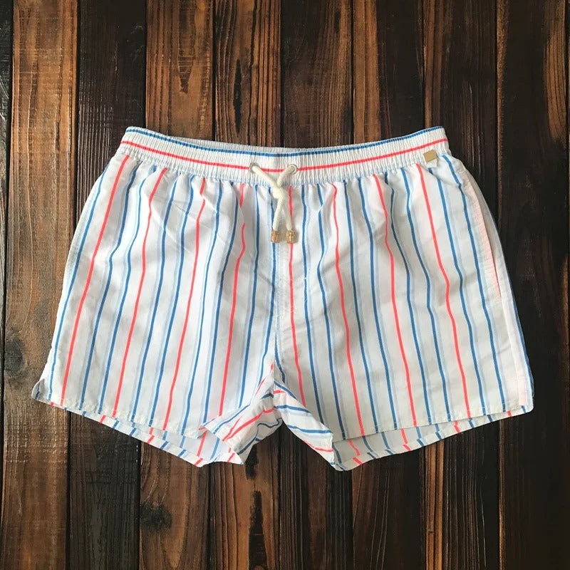 Pantaloni corti a righe marittime