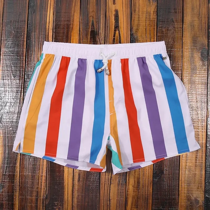 Pantaloni corti a righe marittime