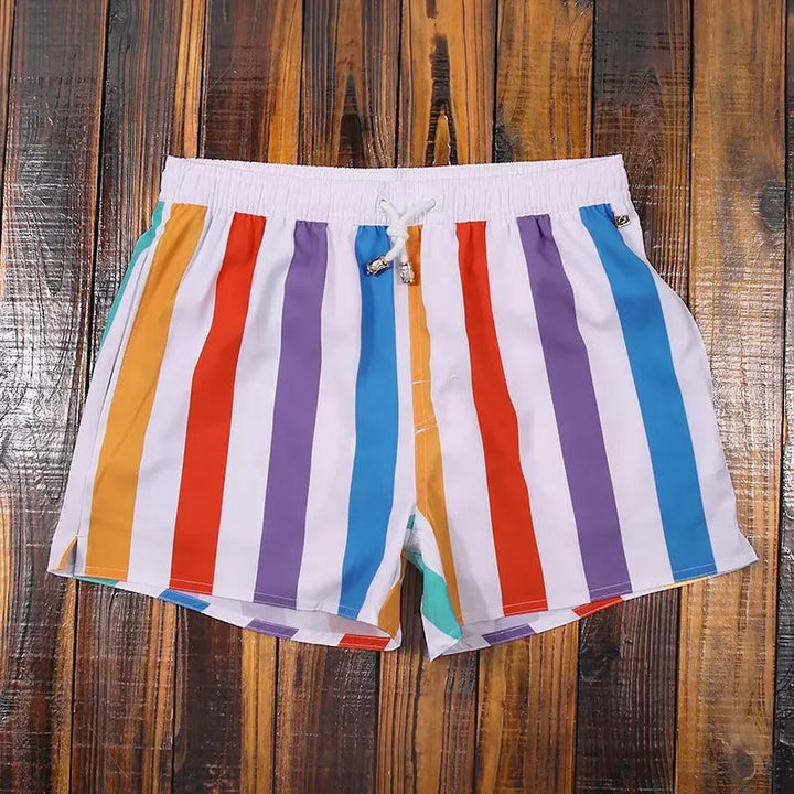 Pantaloni corti a righe marittime