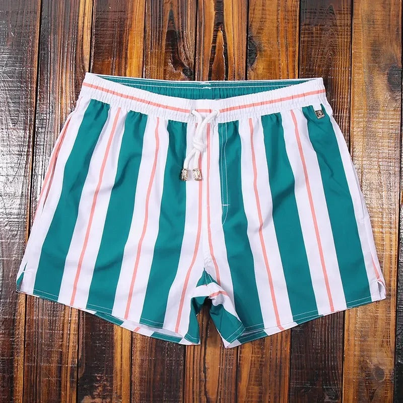 Pantaloni corti a righe marittime