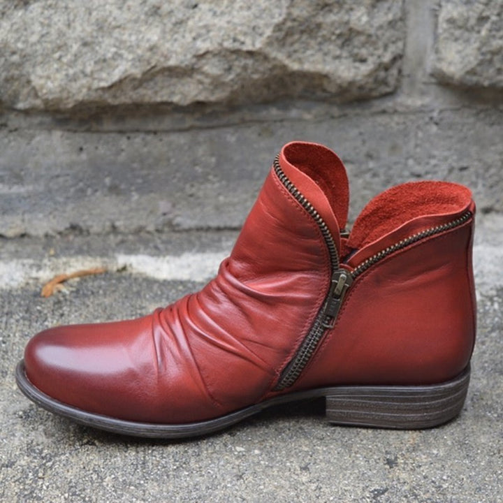Giulia - Stivaletti in Pelle con Zip