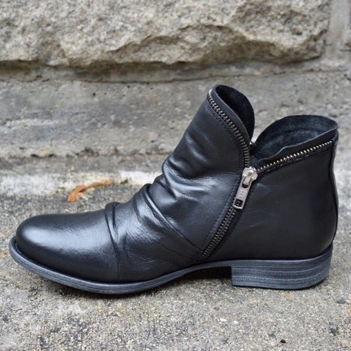 Giulia - Stivaletti in Pelle con Zip