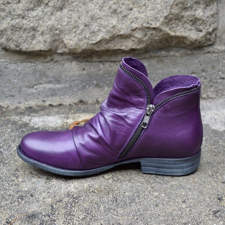 Giulia - Stivaletti in Pelle con Zip