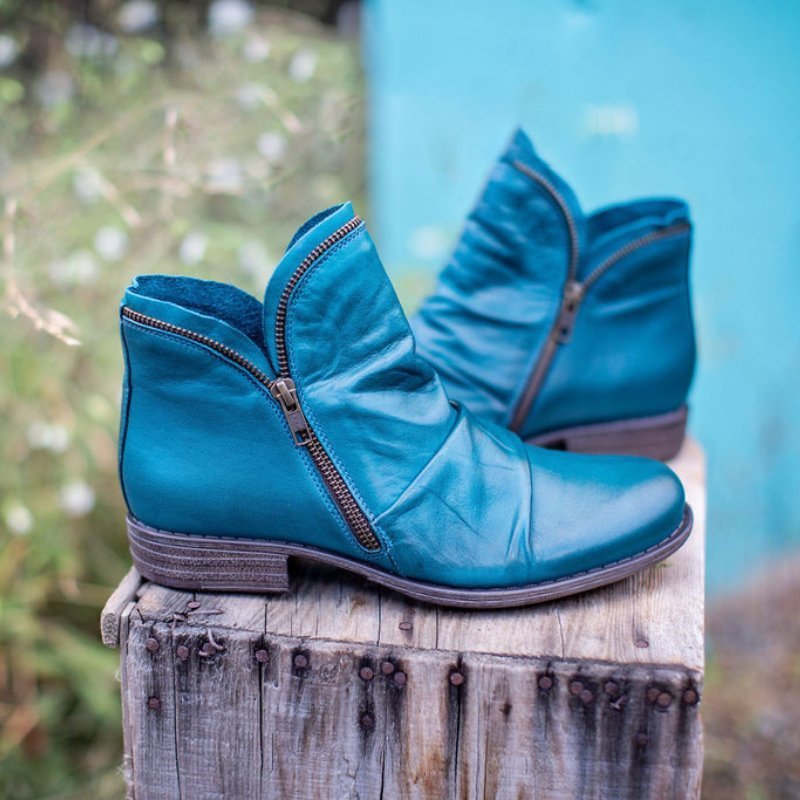 Vanna - Stivali in pelle con zip