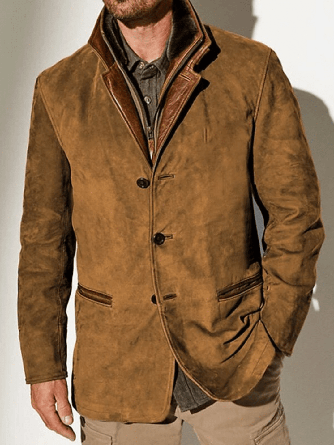 Elio - Giacca di Pelle Vintage