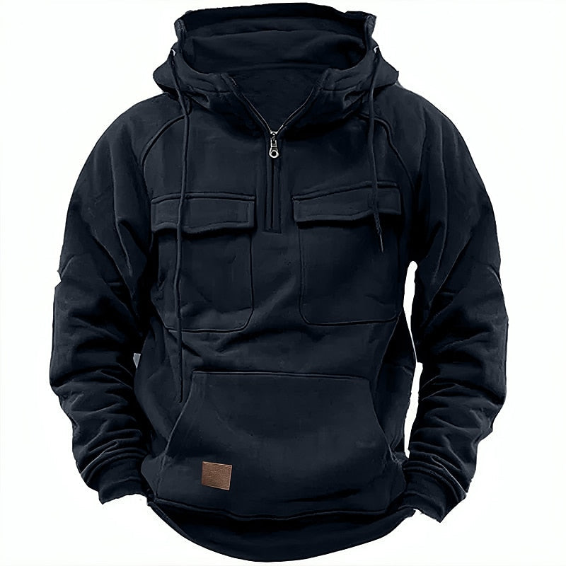 Marco - Maglione in Morbida Lana per Inverno con Zip