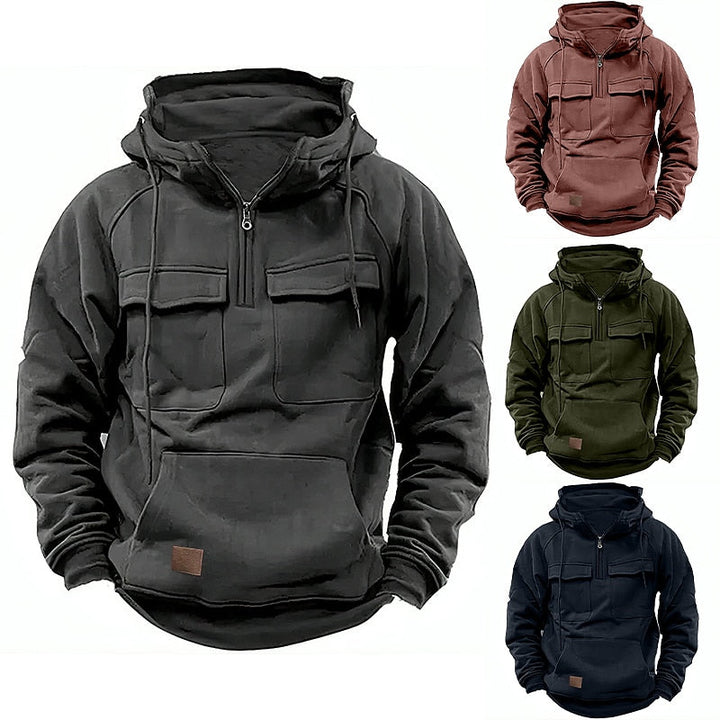 Marco - Maglione in Morbida Lana per Inverno con Zip